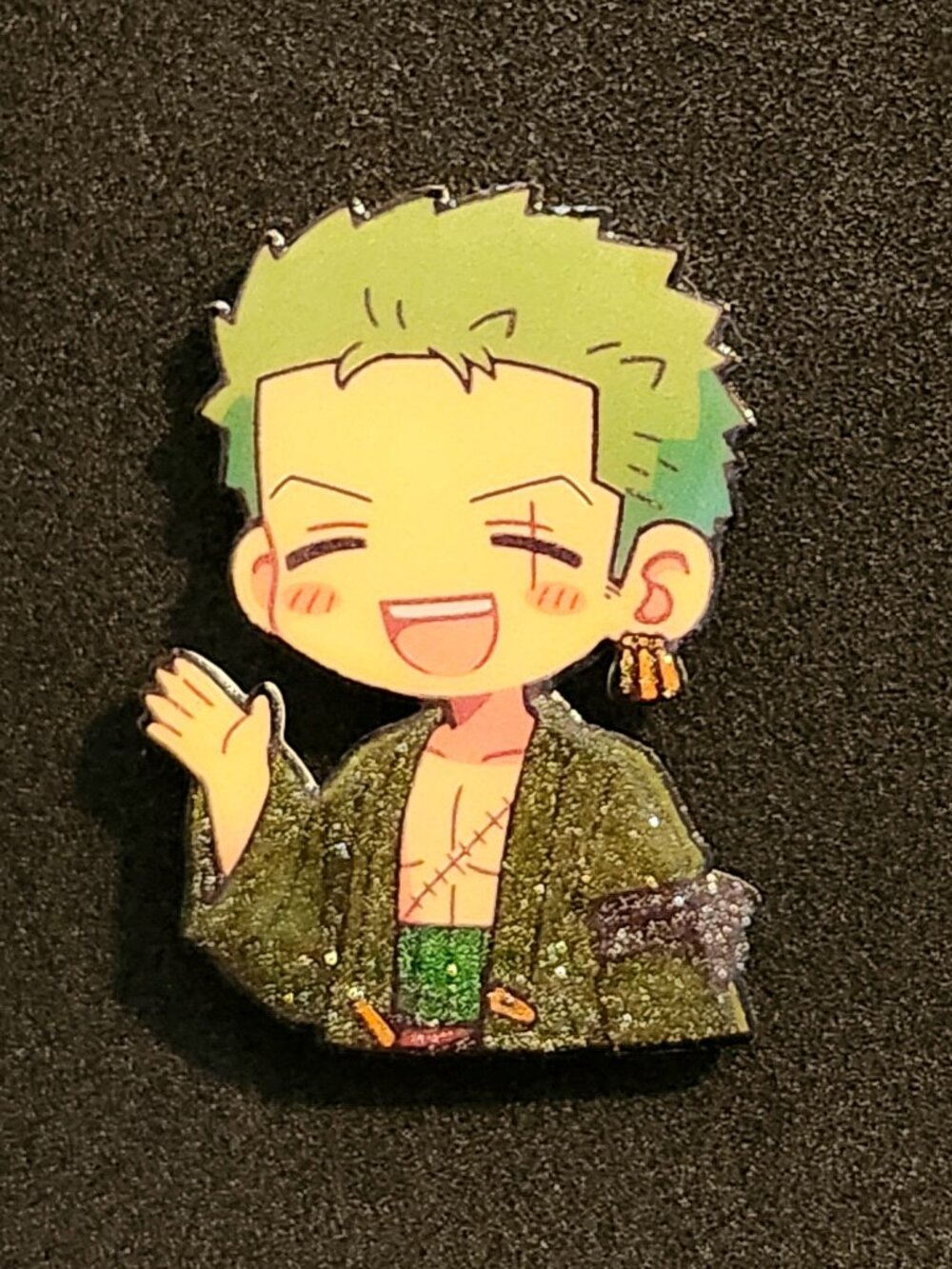 Zoro Glitter Pin - One Piece